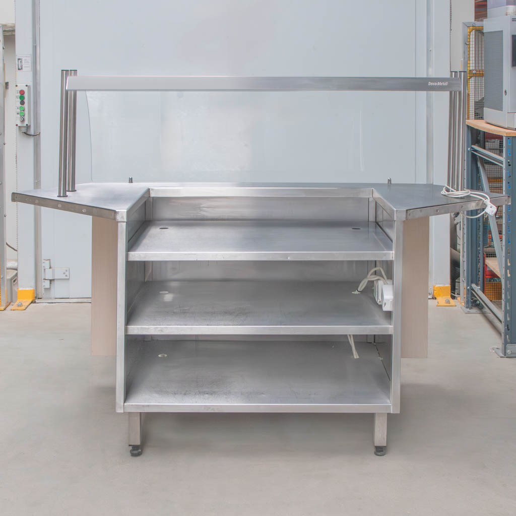 stół gastronomiczny, stanowisko BISTRO z nadstawką