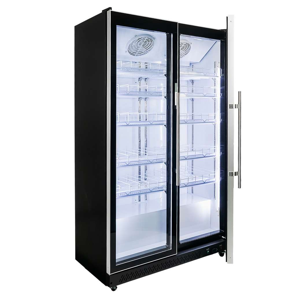 witryna chłodnicza na napoje, witryna ekspozycyjna, witryna chłodnicza do sklepu