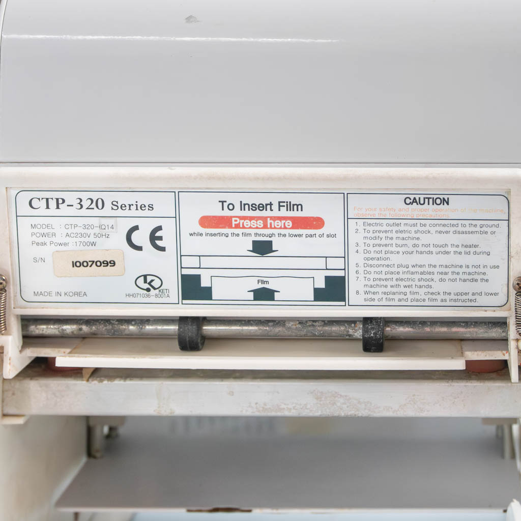 zgrzewarka do tacek pakowarka ręczna CAS CTP 320