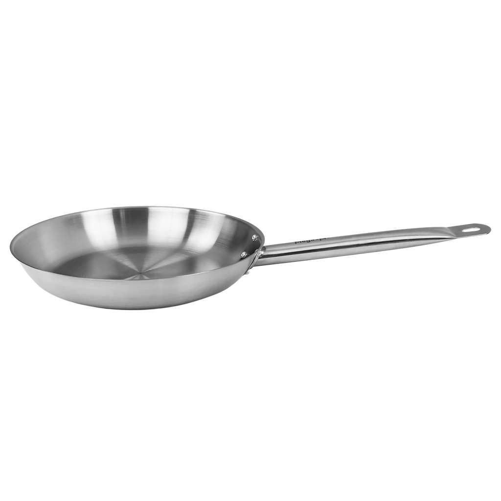patelnia gastronomiczna ze stali nierdzewnej o średnicy 28 cm