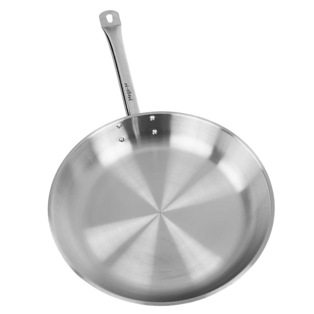 patelnia ze stali nierdzewnej o średnicy 32 cm