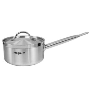 Zdjęcie produktu: Rondel z pokrywką ze stali nierdzewnej Mega-M PRO 3L 18x10 cm