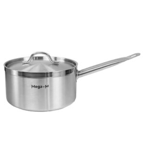 Zdjęcie produktu: Rondel z pokrywką ze stali nierdzewnej Mega-M PRO 5L 22x12 cm