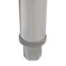 Stół gastronomiczny ze stali nierdzewnej centralny z 2-półkami S-140 cm