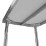 Stół gastronomiczny ze stali nierdzewnej mobilny z półką Mega-M X STANDARD 100x60x85 cm