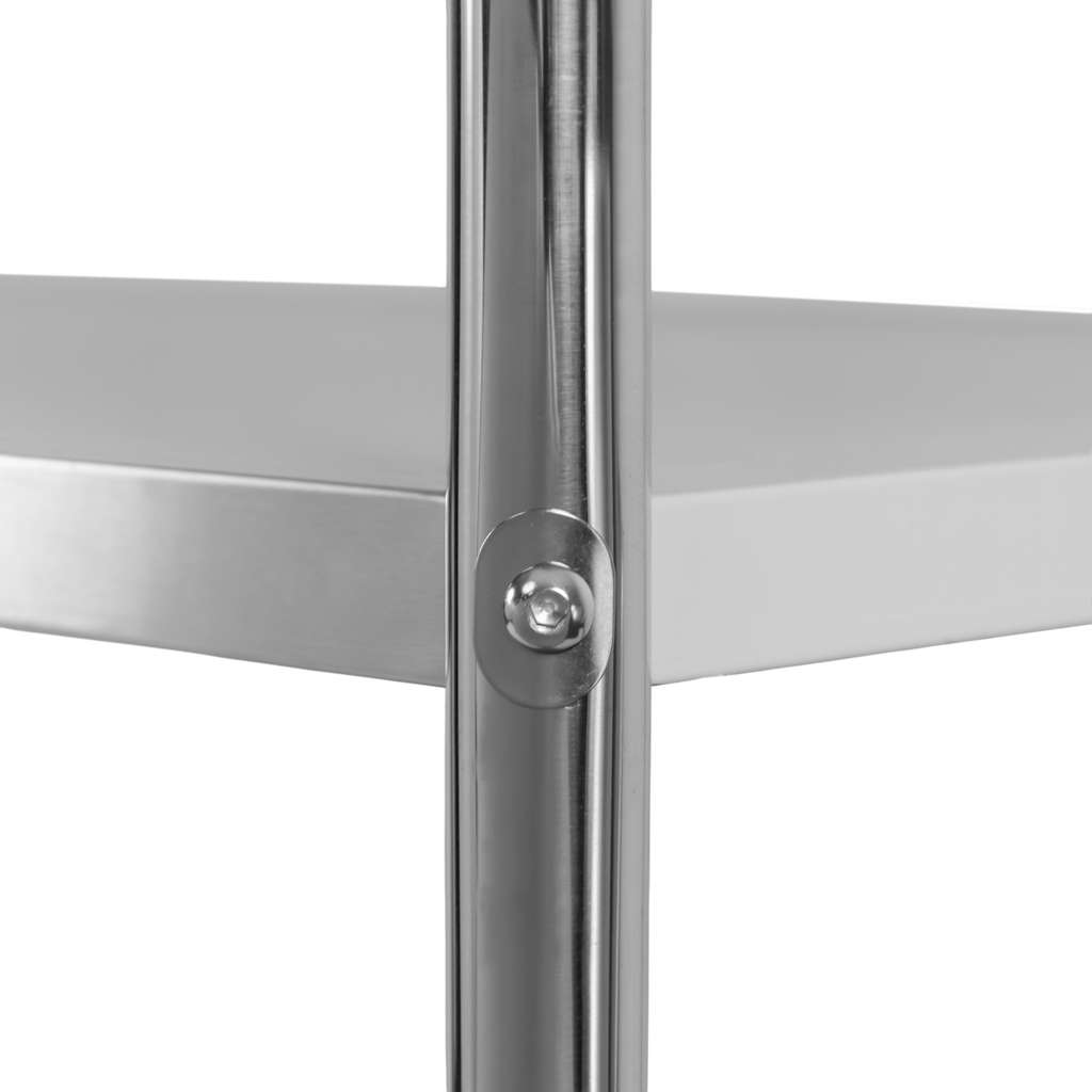 wózek gastronomiczny kelnerski ze stali nierdzewnej