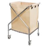 Zdjęcie produktu: Wózek hotelowy na pranie Mega-M 62x60x95 cm składany beżowy