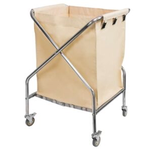 Zdjęcie produktu: Wózek hotelowy na pranie Mega-M 62x60x95 cm składany beżowy