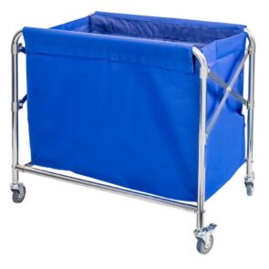 Zdjęcie produktu: Wózek hotelowy na pranie Mega-M 86x65x80 cm składany niebieski