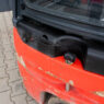 wózek widłowy LINDE, wózek elektryczny, wózek widłowy, wózek magazynowy, wózek widłowy z ogrzewaną kabiną, wózek elektryczny do magazynu, transport palet