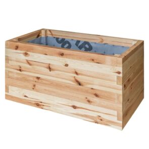 Zdjęcie produktu: Donica kwiatowa drewniana Mega-M H-74 cm L-120 cm G-60 cm
