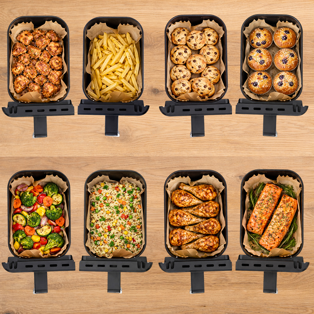 Frytkownica beztłuszczowa Air Fryer BERGMANN YA kosz 2x 1800W