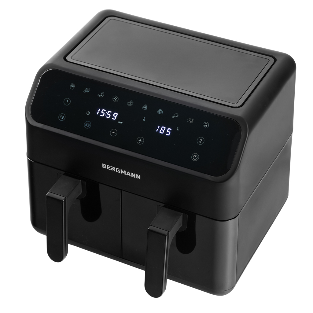Frytkownica beztłuszczowa Air Fryer BERGMANN YA kosz 2x 1800W