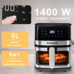 Zdjęcie produktu: Frytkownica beztłuszczowa Air Fryer BERGMANN YA kosz 5L 1400W
