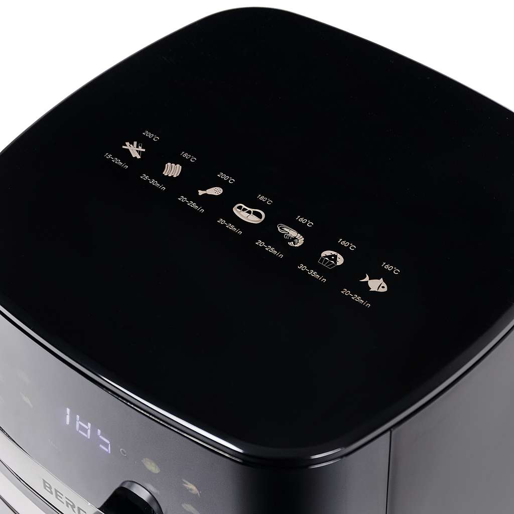 Frytkownica beztłuszczowa Air Fryer BERGMANN YA kosz 5L 1400W MTP007749