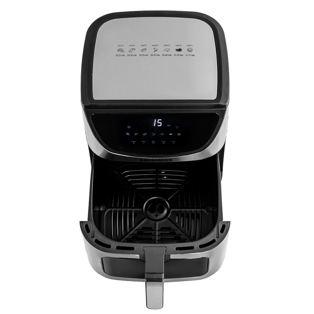Frytkownica beztłuszczowa Air Fryer BERGMANN YA kosz 8L 1800W