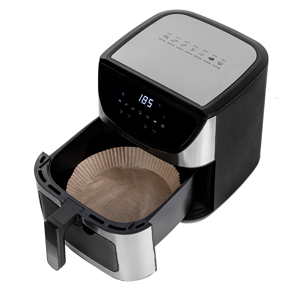 Frytkownica beztłuszczowa Air Fryer BERGMANN YA kosz 8L 1800W MTP007748