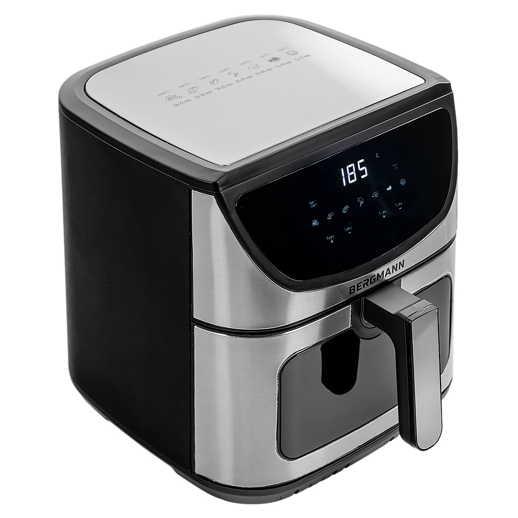 Frytkownica beztłuszczowa Air Fryer BERGMANN YA kosz 8L 1800W