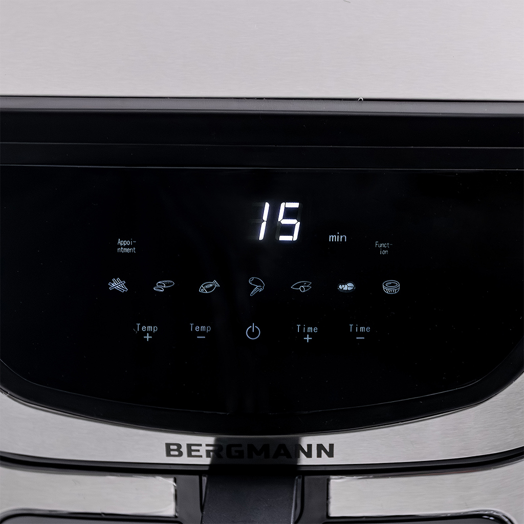 Frytkownica beztłuszczowa Air Fryer BERGMANN YA kosz 8L 1800W
