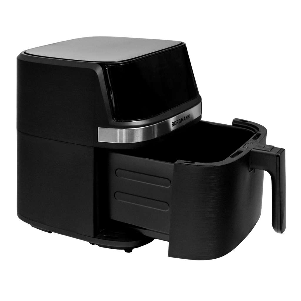 Frytkownica beztłuszczowa Air Fryer BERGMANN YI kosz 8L 1700W książka kucharska w zestawie MTP007741