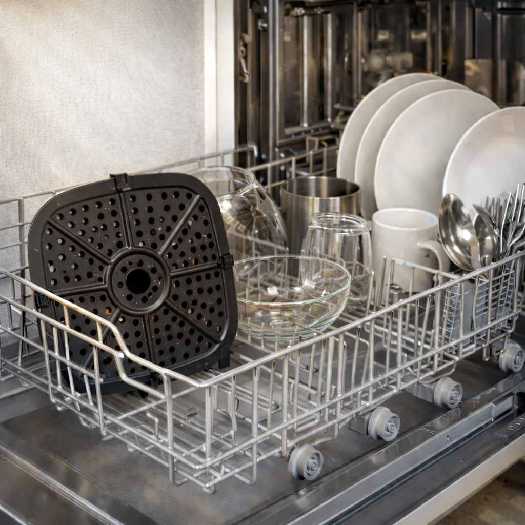 Frytkownica beztłuszczowa Air Fryer BERGMANN YI kosz 8L 1750W książka kucharska w zestawie