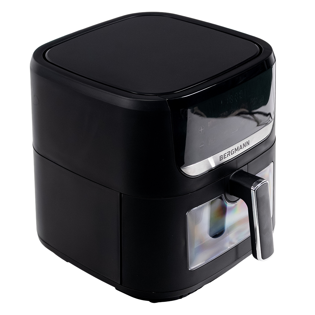 Frytkownica beztłuszczowa Air Fryer BERGMANN YI kosz 8L 1750W książka kucharska w zestawie