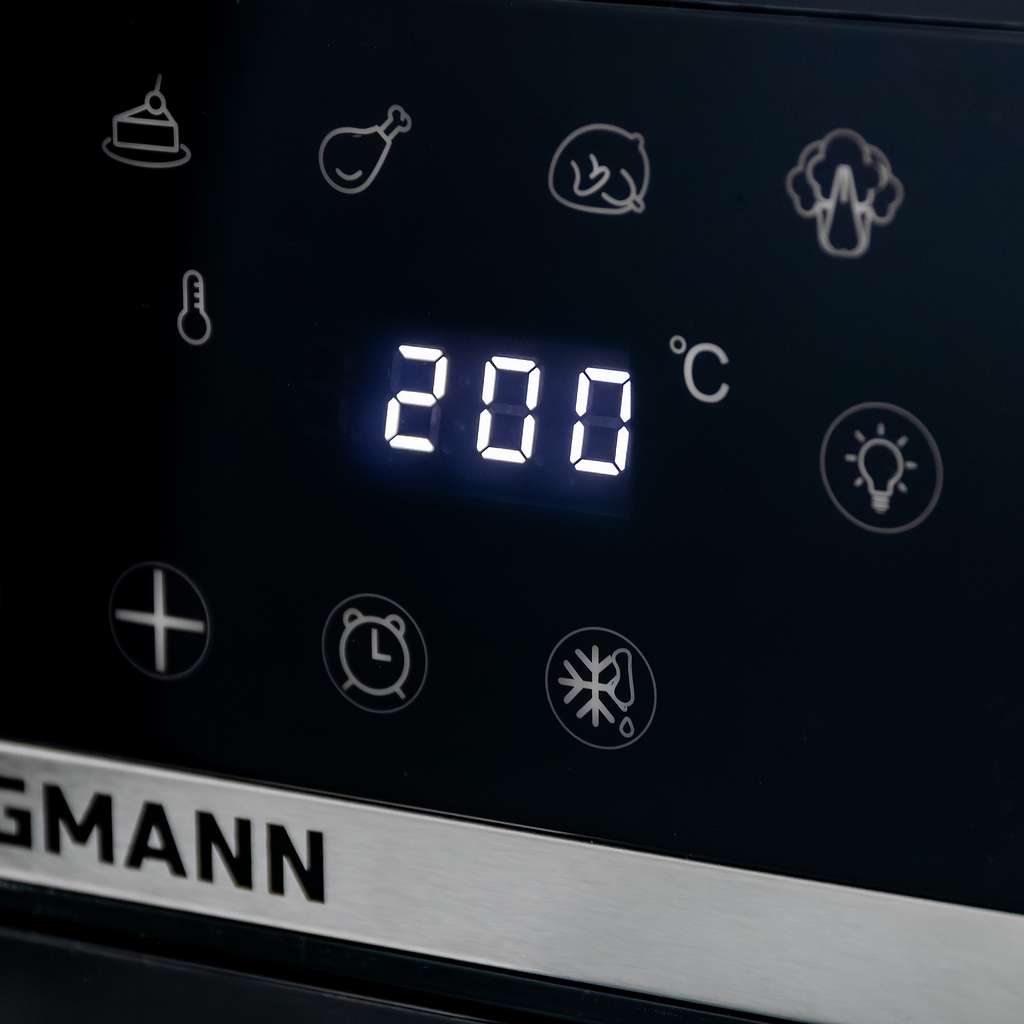 Frytkownica beztłuszczowa Air Fryer BERGMANN YO dwa kosze 6L+8L 2800W rękawica kuchenna w zestawie MTP007743