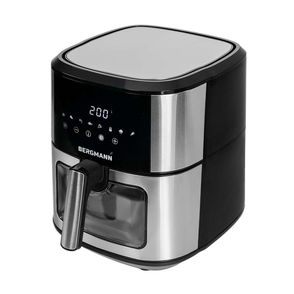 Frytkownica beztłuszczowa Air Fryer BERGMANN YO kosz 6,5L 1500W MTP007747