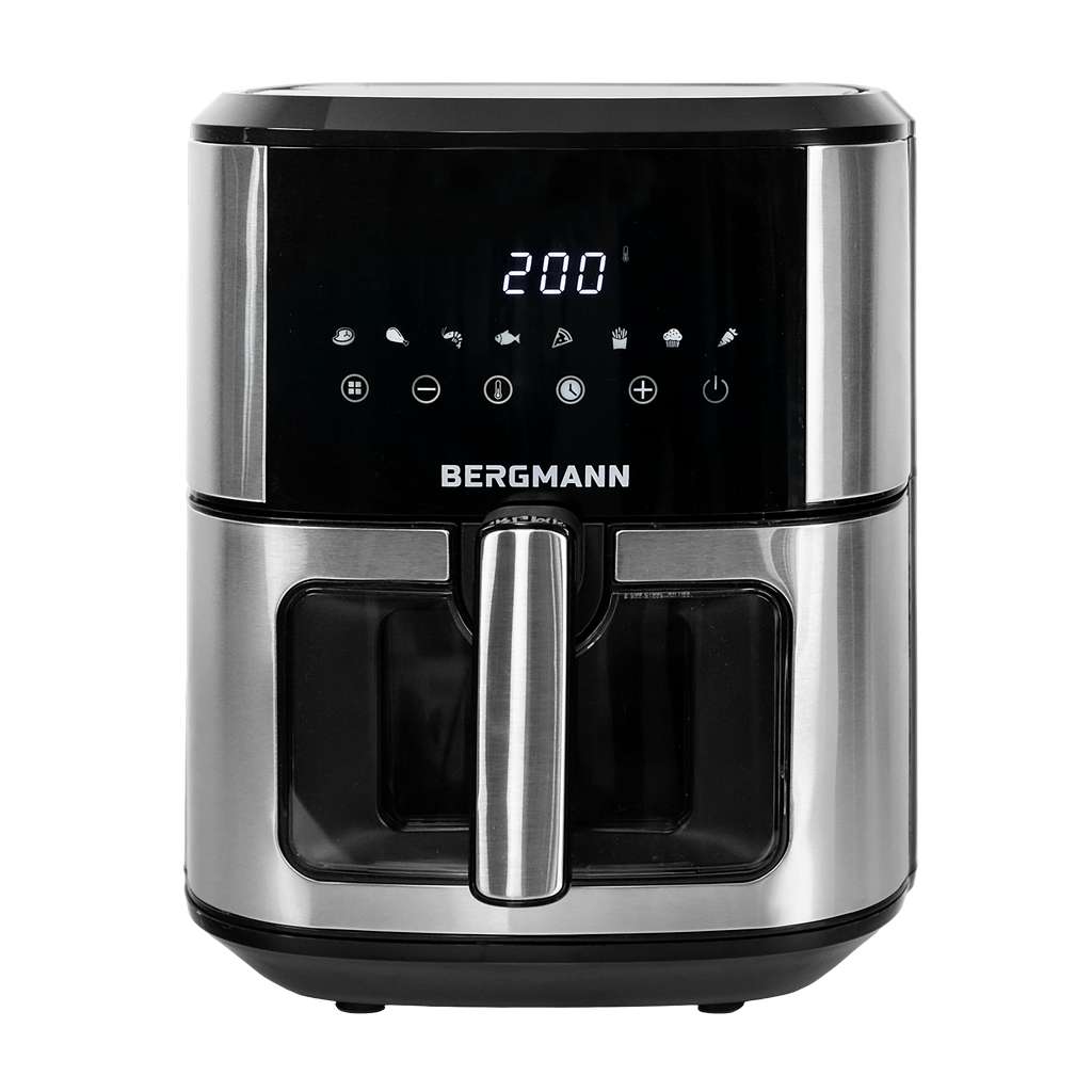 Frytkownica beztłuszczowa Air Fryer BERGMANN YO kosz 6,5L 1500W MTP007747
