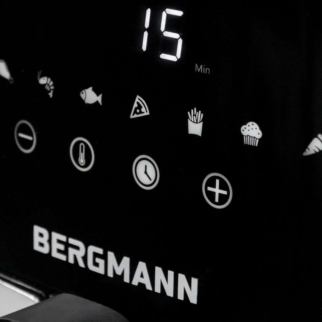 Frytkownica beztłuszczowa Air Fryer BERGMANN YO kosz 6,5L 1500W MTP007747