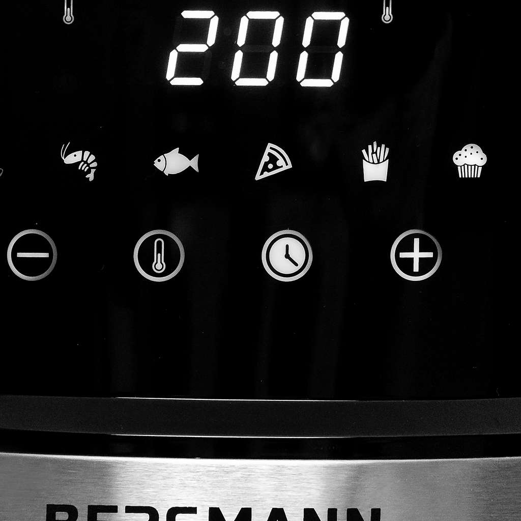 Frytkownica beztłuszczowa Air Fryer BERGMANN YO kosz 7,5L 2000W MTP007746