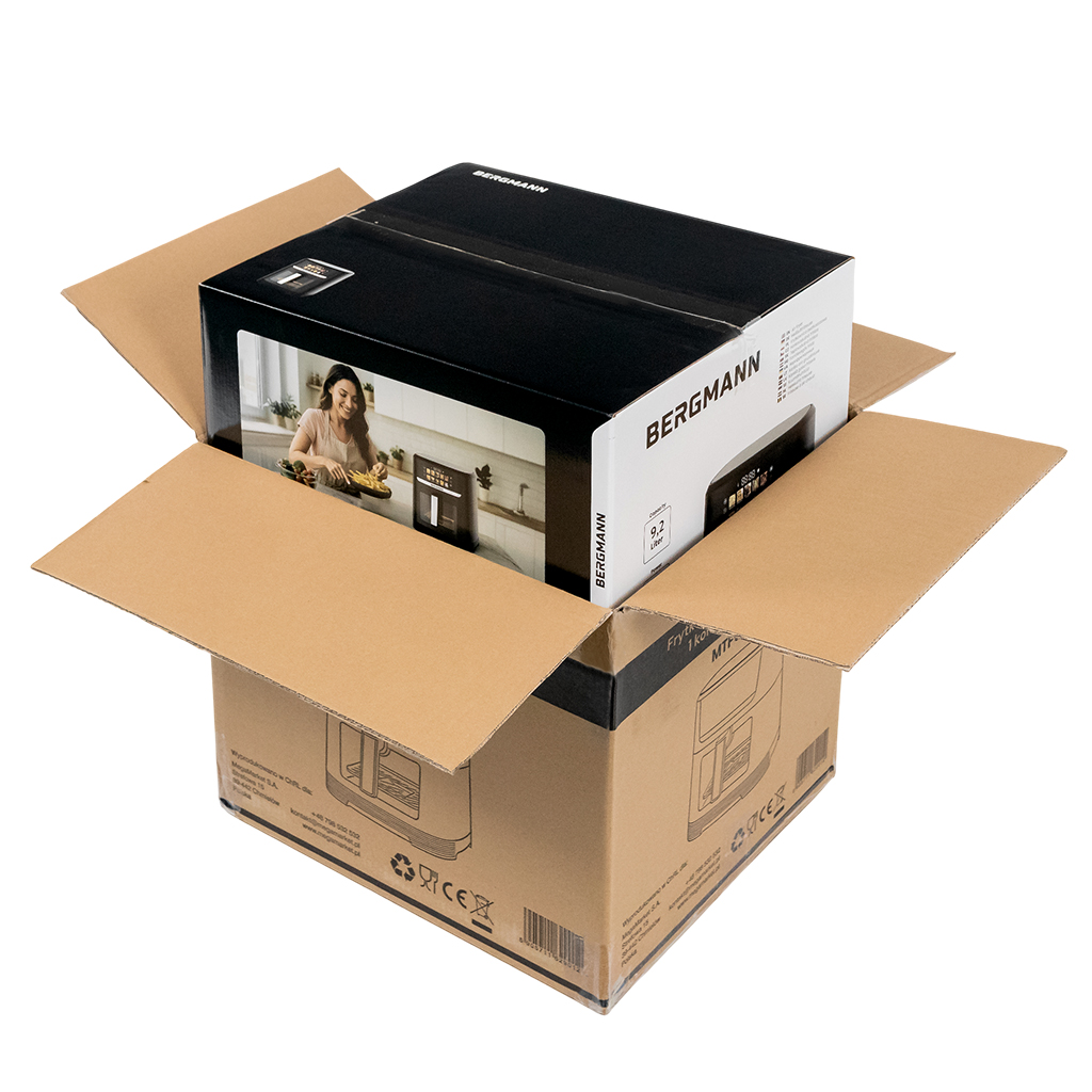 Frytkownica beztłuszczowa Air Fryer BERGMANN YO kosz 9,2L 2000W