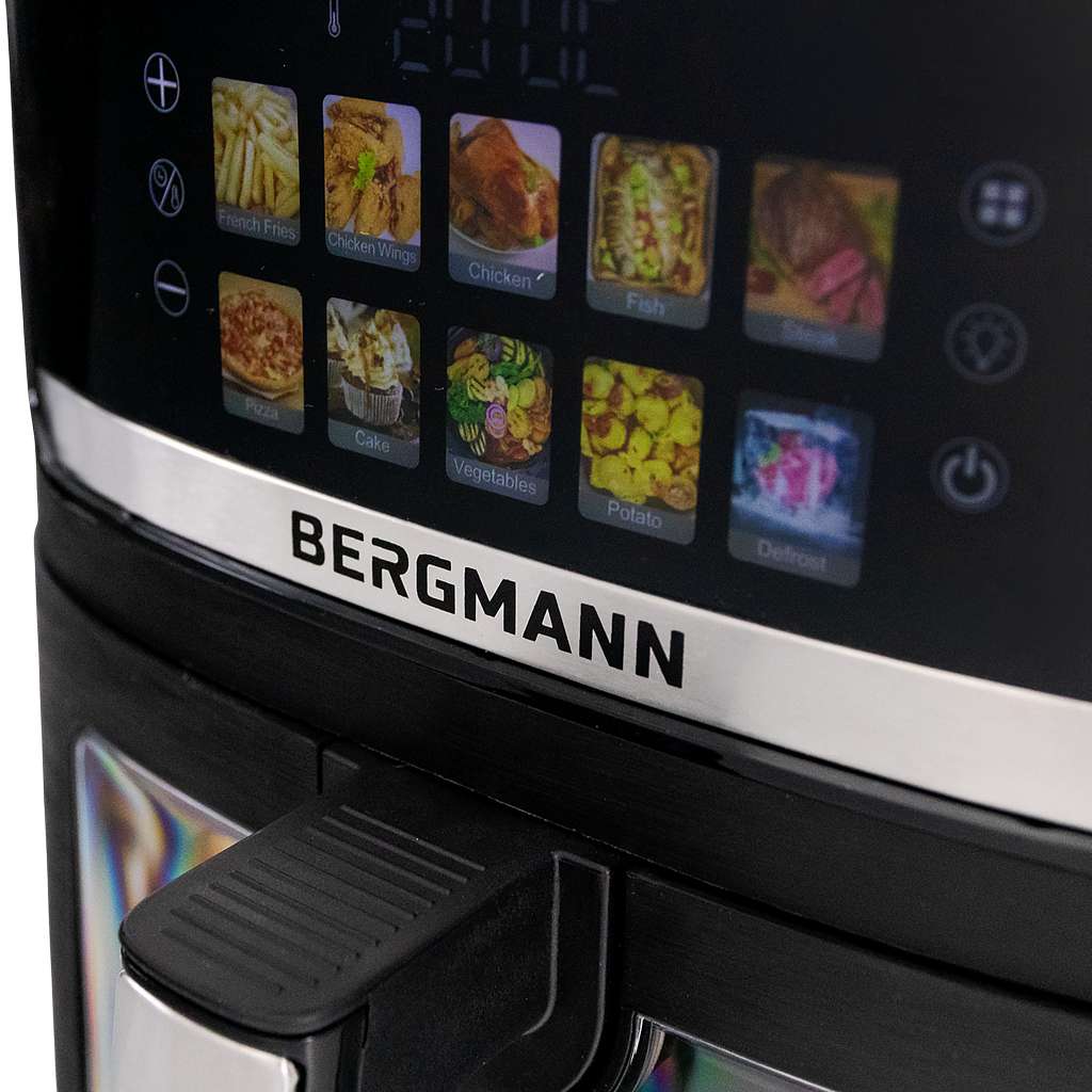Frytkownica beztłuszczowa Air Fryer BERGMANN YO kosz 9,2L 2000W MTP007744