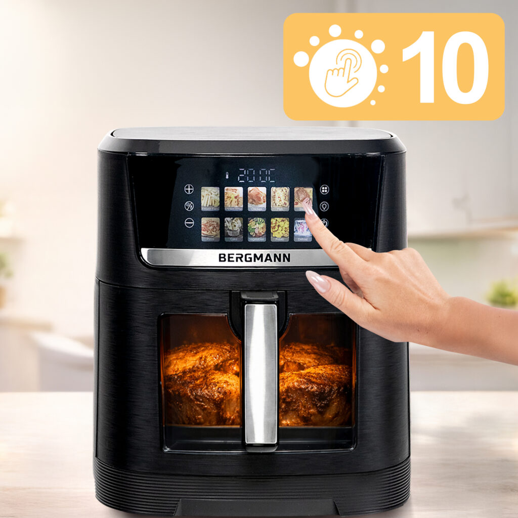 Frytkownica beztłuszczowa Air Fryer BERGMANN YO kosz 9,2L 2000W