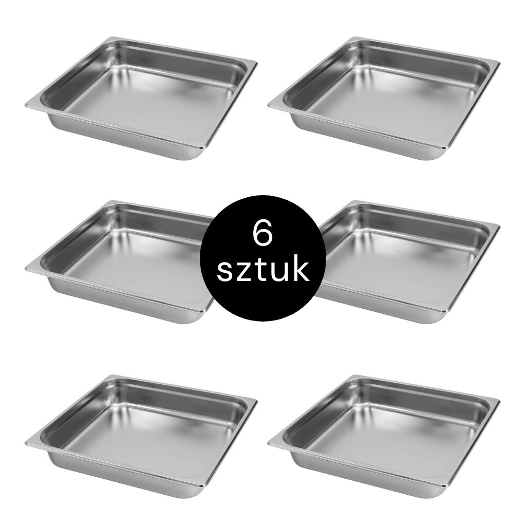 zestaw pojemników GN, pojemnik gastronomiczny stal nierdzewna, wyposażenie kuchni gastronomicznej, pojemniki do cateringu, pojemnik gastronomiczny nierdzewny