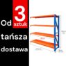 regał metalowy do garażu, piwnicy, regał magazynowy metalowy Fortis Light