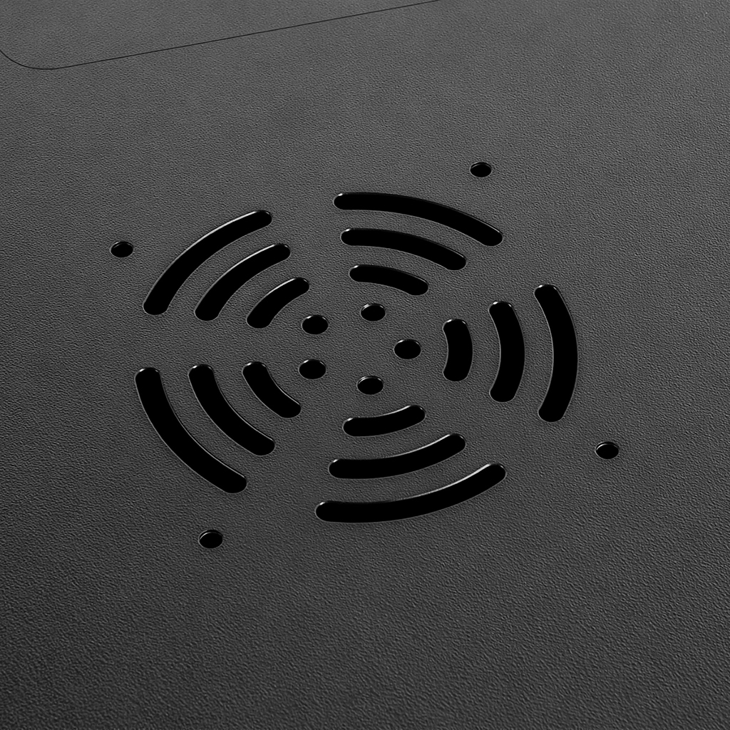 Szafa Rack 19 15U serwerowa na elektronikę NETBERG wisząca 60x60x75cm czarna z drzwiami perforowanymi