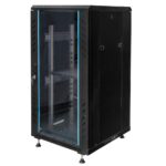 Zdjęcie produktu: Szafa Rack 19" 22U serwerowa na elektronikę NETBERG stojąca 60x60x116.5 cm czarna
