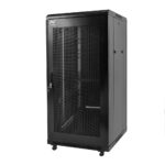 Zdjęcie produktu: Szafa Rack 19" 22U serwerowa na elektronikę NETBERG stojąca 60x60x116.5 cm drzwi perforowane czarna