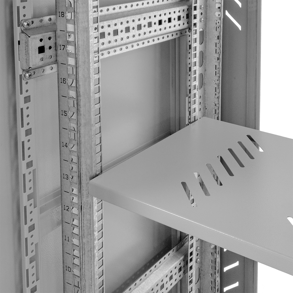 Szafa Rack 19 22U serwerowa na elektronikę NETBERG stojąca 60x60x116.5 cm szara