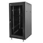 Zdjęcie produktu: Szafa Rack 19" 28U serwerowa na elektronikę NETBERG stojąca 60x80x136.5 cm drzwi perforowane czarna