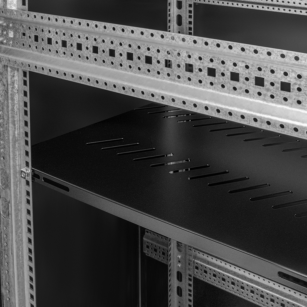 Szafa Rack 19 28U serwerowa na elektronikę NETBERG stojąca , czarna teleinformatyczna 28U