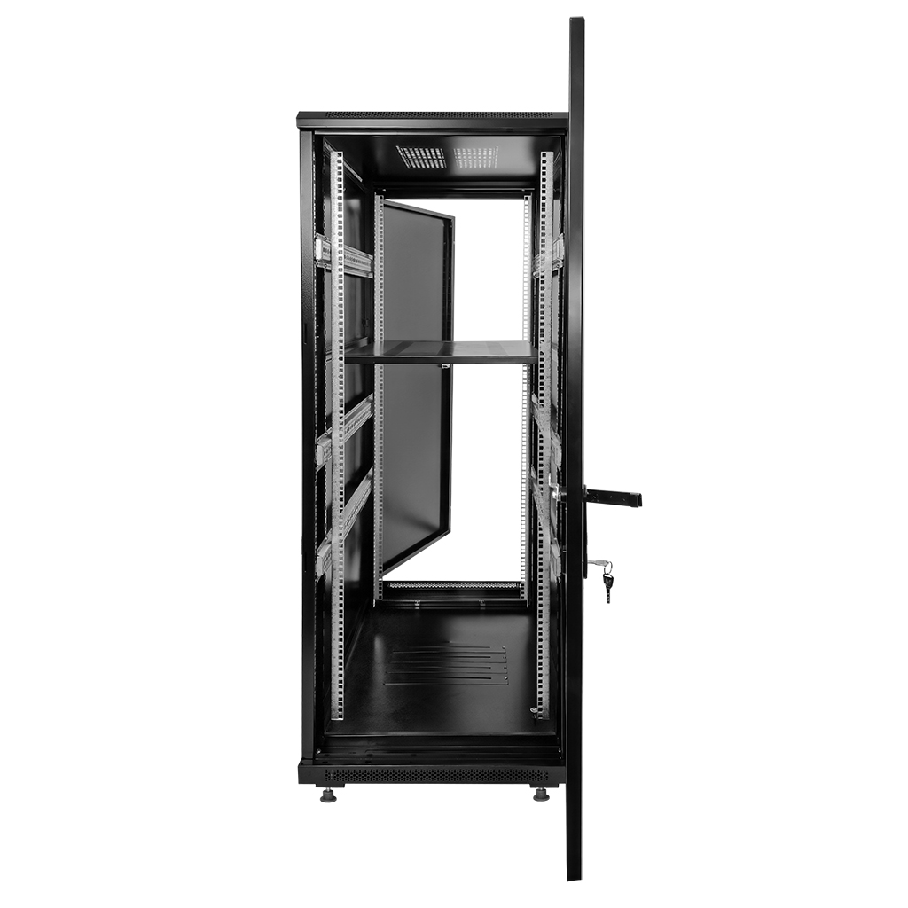 Szafa Rack 19 32U serwerowa na elektronikę NETBERG stojąca , czarna serwerowa 32U