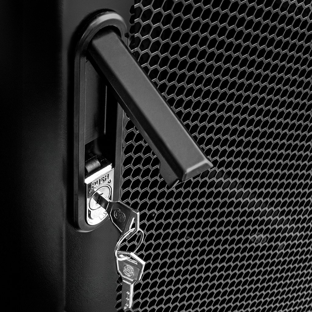 Szafa Rack 19 32U serwerowa na elektronikę NETBERG stojąca , czarna serwerowa 32U