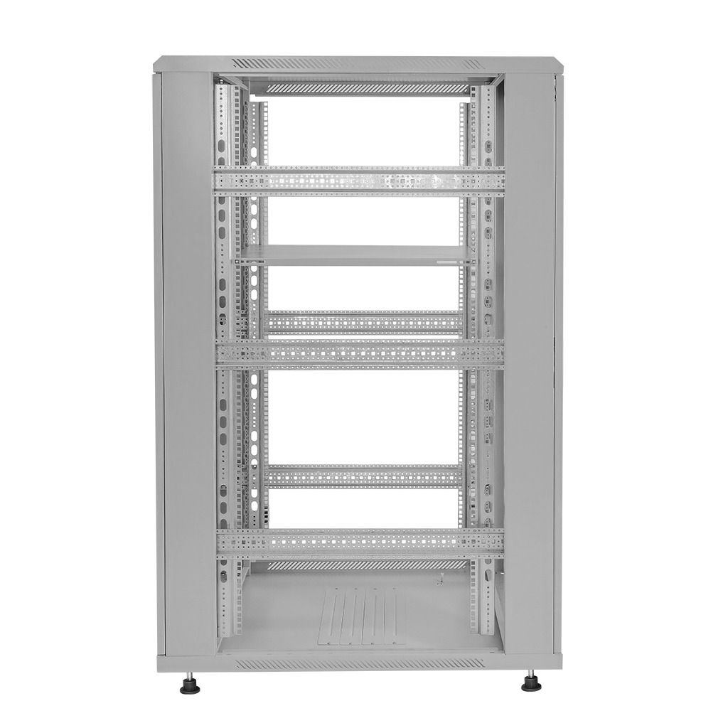 Szafa Rack 19 32U serwerowa na elektronikę NETBERG stojąca 60x100x156.5 cm szara