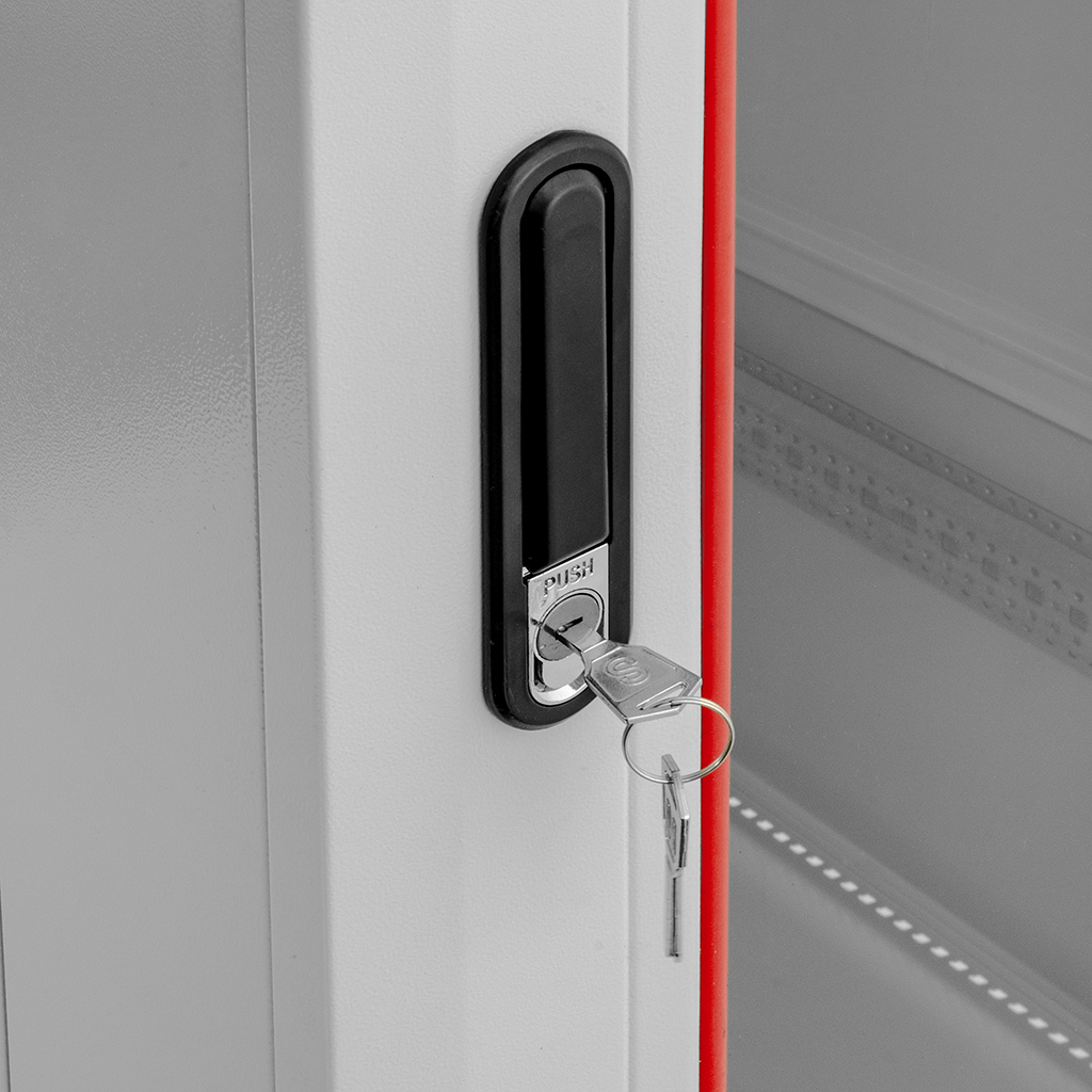 Szafa Rack 19 32U serwerowa na elektronikę NETBERG stojąca 60x100x156.5 cm szara