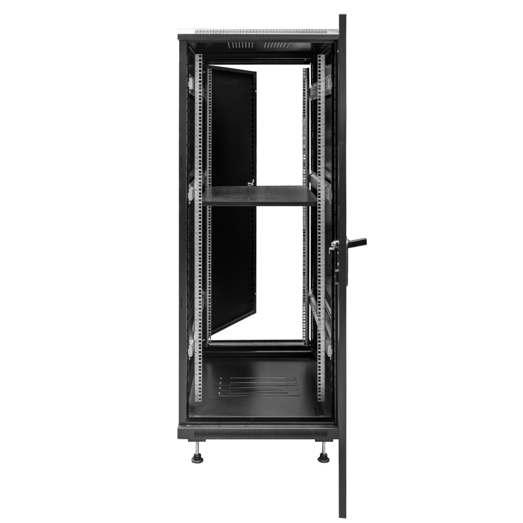 Szafa Rack 19 32U serwerowa na elektronikę NETBERG stojąca 60x100x156.5cm czarna