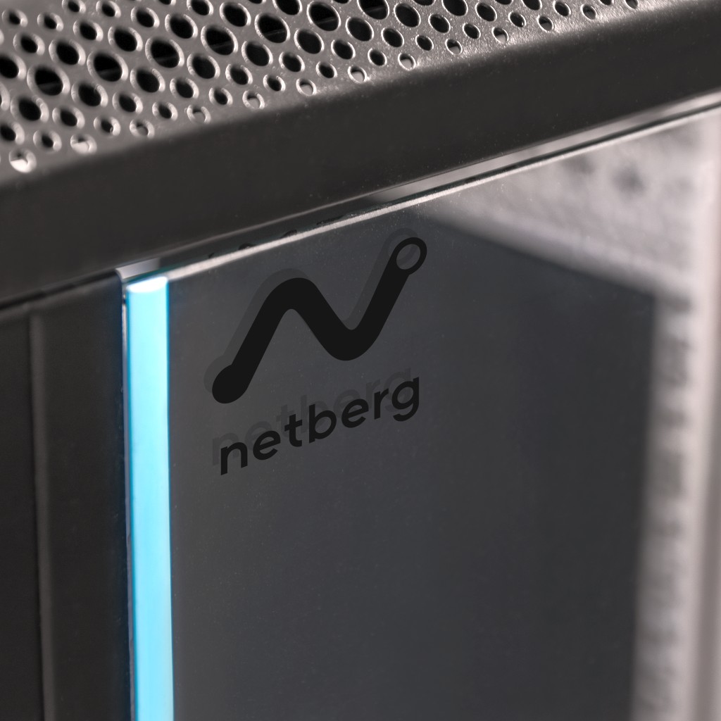 szafa rackowa na elektronikę, szafa serwerowa NETBERG 19" 6U czarna