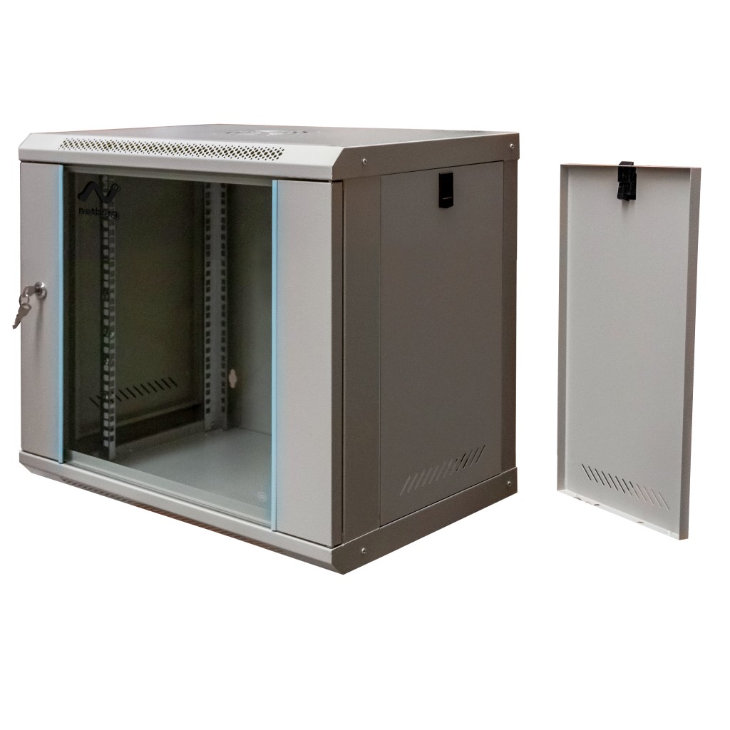 Szafa Rack 19 9U serwerowa na elektronikę NETBERG stojąca 60x40x45cm szara