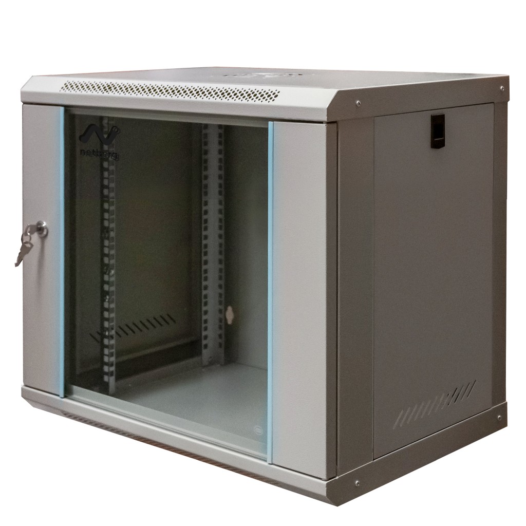Szafa Rack 19 9U serwerowa na elektronikę NETBERG stojąca 60x40x45cm szara